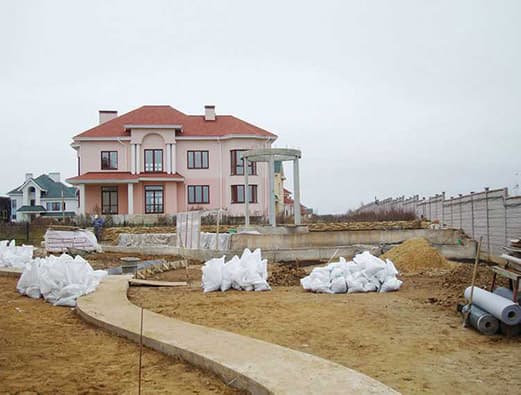 Устройство дорожек и площадок